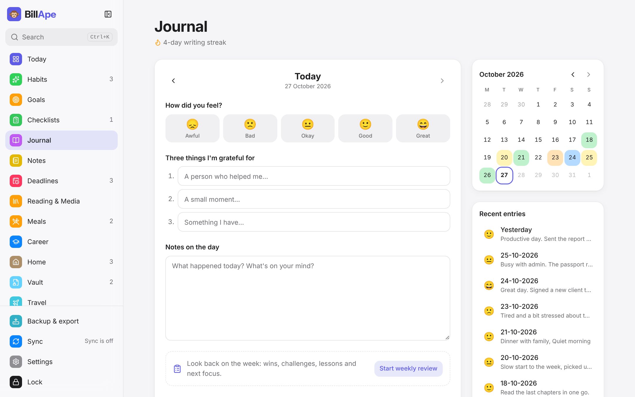 Journal