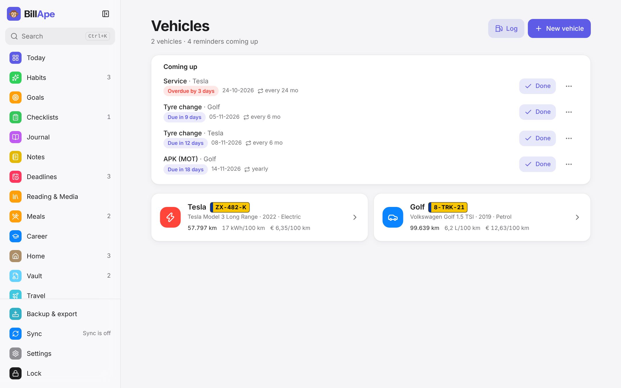 Vehicles