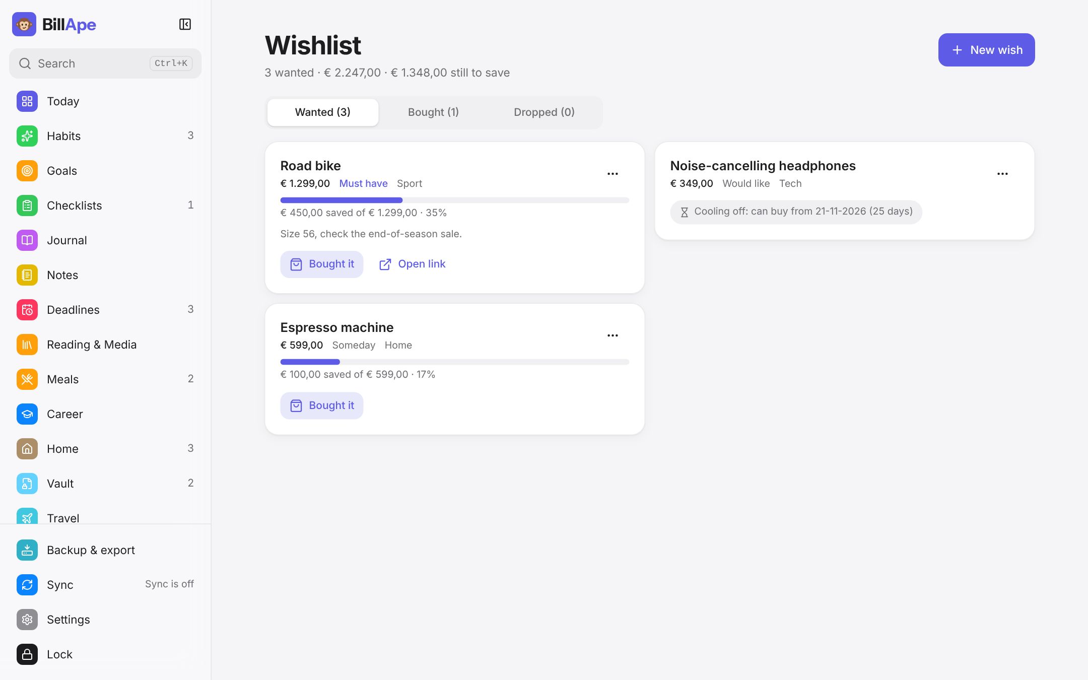 Wishlist